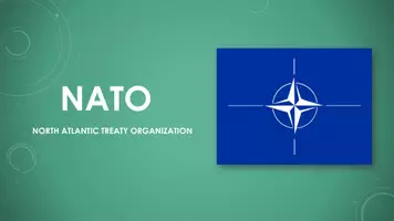 Vorschau - Präsentationen/Tafelbilder - Die NATO (Präsentation und H5P) - Deckblatt