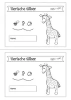Vorschau - Arbeitsblätter - Tierische Silben Miniheft (1. Klasse) - Seite 2