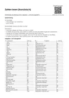 Vorschau - Spiele - Zahlen lesen (französisch) - Würfelspiel - Deckblatt