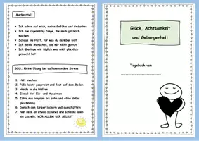 Vorschau - Arbeitsblätter - Powerpaket Kinder bewusst stärken Tagebuch Selbstfürsorge, Pocket-Box - Seite 1
