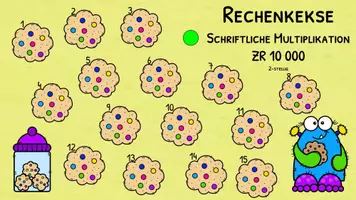 Vorschau - Arbeitsblätter - Materialpaket - Schriftliches Rechnen im ZR 10000 - Rechenblätter - Rechnen im Heft - Interaktive PDFs - Seite 3
