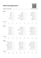 Vorschau - Arbeitsblätter - Zahlen lesen (griechisch) - Arbeitsblatt - Seite 3