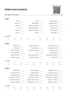 Vorschau - Arbeitsblätter - Zahlen lesen (russisch) - Arbeitsblatt - Deckblatt