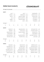 Vorschau - Arbeitsblätter - Zahlen lesen (russisch) - Arbeitsblatt - Seite 1