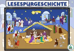 Vorschau - Arbeitsblätter - Materialpaket "die Weihnachtsgeschichte" Weihnachten / Advent - DaZ / KBW / Religion - Seite 2