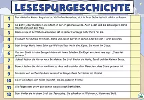Vorschau - Arbeitsblätter - Materialpaket "die Weihnachtsgeschichte" Weihnachten / Advent - DaZ / KBW / Religion - Seite 3