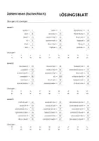 Vorschau - Arbeitsblätter - Zahlen lesen (tschechisch) - Arbeitsblatt - Seite 1