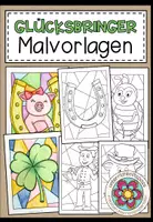 Vorschau - Mal- und Bastelvorlagen - Glücksbringer - 11 Malvorlagen - Deckblatt