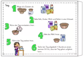Vorschau - Arbeitsblätter - Rezept Glücksschwein - Gesunde Ernährung - #silvesterknaller2023 - Seite 3
