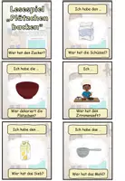 Vorschau - Spiele - Lesespiel "Plätzchen backen" Weihnachten / Advent - DaZ / DaF / Deutsch - Seite 1