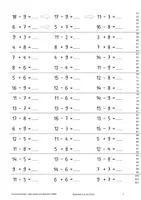 Vorschau - Fördermaterial/Inklusion - Prävention Klasse 2/3: Mathe 5 min. Klassenscreening, Zehnerübergang ± bis 20 - Seite 2