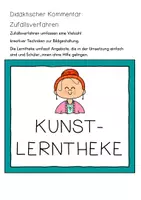 Vorschau - Mal- und Bastelvorlagen - Zufallsverfahren. Lerntheke - Seite 1