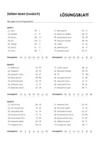 Vorschau - Arbeitsblätter - Zahlen lesen (russisch) - Arbeitsblatt mit Lösungswort - Seite 1