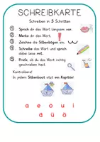 Vorschau - Stundenentwürfe - Lautgetreue Wörter schreiben. Trainingsheft. - Seite 1