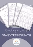 Vorschau - Anderer Materialtyp - Standortgespräch/ Elterngespräch in zwei Versionen - Deckblatt