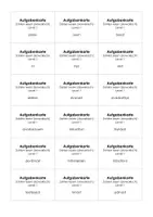 Vorschau - Aufgabenkarten - Zahlen lesen (slowakisch) - Aufgabenkarten - Deckblatt
