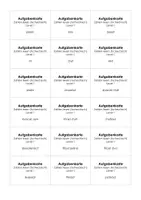 Vorschau - Aufgabenkarten - Zahlen lesen (tschechisch) - Aufgabenkarten - Deckblatt