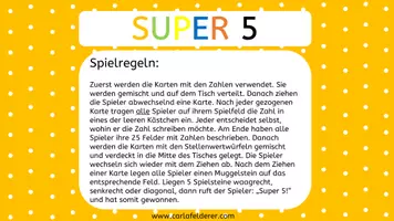 Vorschau - Spiele - Super 5 - Das Spiel zum Stellenwert im ZR 100 #edukilights22 - Seite 2