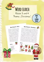 Vorschau - Arbeitsblätter - Word Search - Christmas (Kl. 3 und 4) - Deckblatt