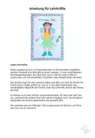 Vorschau - Arbeitsblätter - Kunst Fasching, Kostüme malen und lesen - Seite 1