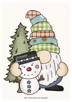 Vorschau - Arbeitsblätter - Wichtel beschreiben - Schneemänner (Winter) - Seite 3