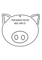 Vorschau - Mal- und Bastelvorlagen - Neujahrs Wünsche - Kooperative Girlande für das Klassenzimmer basteln - Seite 2