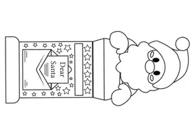 Vista previa - Manualidades / Dibujos para colorear - Buzón de Papá Noel - página 2
