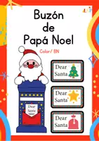 Vista previa - Manualidades / Dibujos para colorear - Buzón de Papá Noel - Portada
