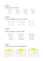 Vorschau - Arbeitsblätter - Addition und Subtraktion rationaler Zahlen (negative Zahlen) - Seite 1