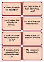 Vorschau - Aufgabenkarten - Stop and Swap Cards Caribbean & Vacation - Seite 3