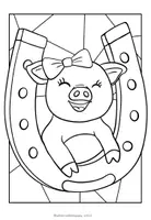 Vista previa - Manualidades / Dibujos para colorear - AMULETOS DE LA SUERTE - Dibujos para colorear - página 2