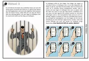 Vorschau - Arbeitsblätter - RÄTSEL- Kriminalfall Leporello Mystery (Rätsel, Escape Room) Leseverstehen - Seite 3