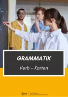 Vorschau - Spiele - Verb - Karten - Grammatik Übung - Deckblatt