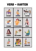 Vorschau - Spiele - Verb - Karten - Grammatik Übung - Seite 2