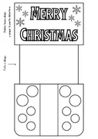 Vista previa - Manualidades / Dibujos para colorear - Regalo con sorpresa - página 3