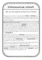 Vorschau - Mal- und Bastelvorlagen - Reflexionsmethode Denkheft * Think-Phase * Ethik - Seite 1