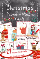 Vorschau - Poster - Christmas in English: Picture-Word-Cards - Deckblatt