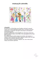 Vorschau - Arbeitsblätter - Kunst Fasching, Lesen und Malen Wimmelbild - Seite 1