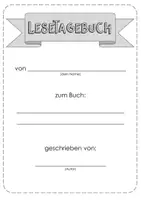 Vorschau - Arbeitsblätter - Lesetagebuch für jede Lektüre anwendbar - Seite 1