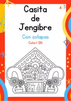 Vista previa - Juegos / Gamificación - Casita de Jengibre Con solapas - Portada
