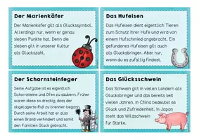 Vorschau - Aufgabenkarten - Lese- und Abschreibkarten Silvester/Neujahr - Seite 1