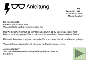 Vorschau - Interaktives Material - Blitzlesen - Wörter mit C | 2fach differenziert | editierbar - Seite 1