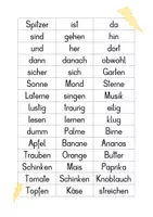 Vorschau - Arbeitsblätter - Blitzlesen für die Grundstufe 1 - Seite 2