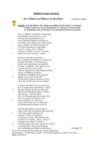 Vorschau - Text - Inszenierung/kreative Umsetzung von Theodor Fontanes "Herr von Ribbeck zu Ribbeck im Havelland" - Deckblatt