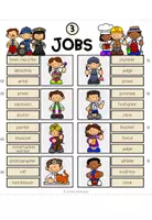 Vista previa - Refuerzo / NEE / Materiales de apoyo - JOBS - Clip Cards (2-times differentiated) - página 3