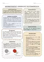Vorschau - Arbeitsblätter - REGELN für Tischtennis Arbeitsblätter Tischtennisregeln - Seite 1