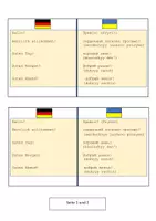 Vorschau - Aufgabenkarten - Deutsch - Ukrainisch : Erste Phrasen und Wörter - Seite 2
