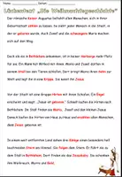 Vorschau - Arbeitsblätter - Lückentext "die Weihnachtsgeschichte" Weihnachten / Advent - Deutsch / DaZ / DaF / KBW / Religion - Seite 2