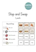 Vorschau - Spiele - Stop and Swap "Lunch" - Vokabelspiel - Deckblatt