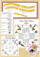 Vorschau - Spiele - Fortune teller/ Cootie Catcher (Himmel und Hölle) – Christmas - Deckblatt